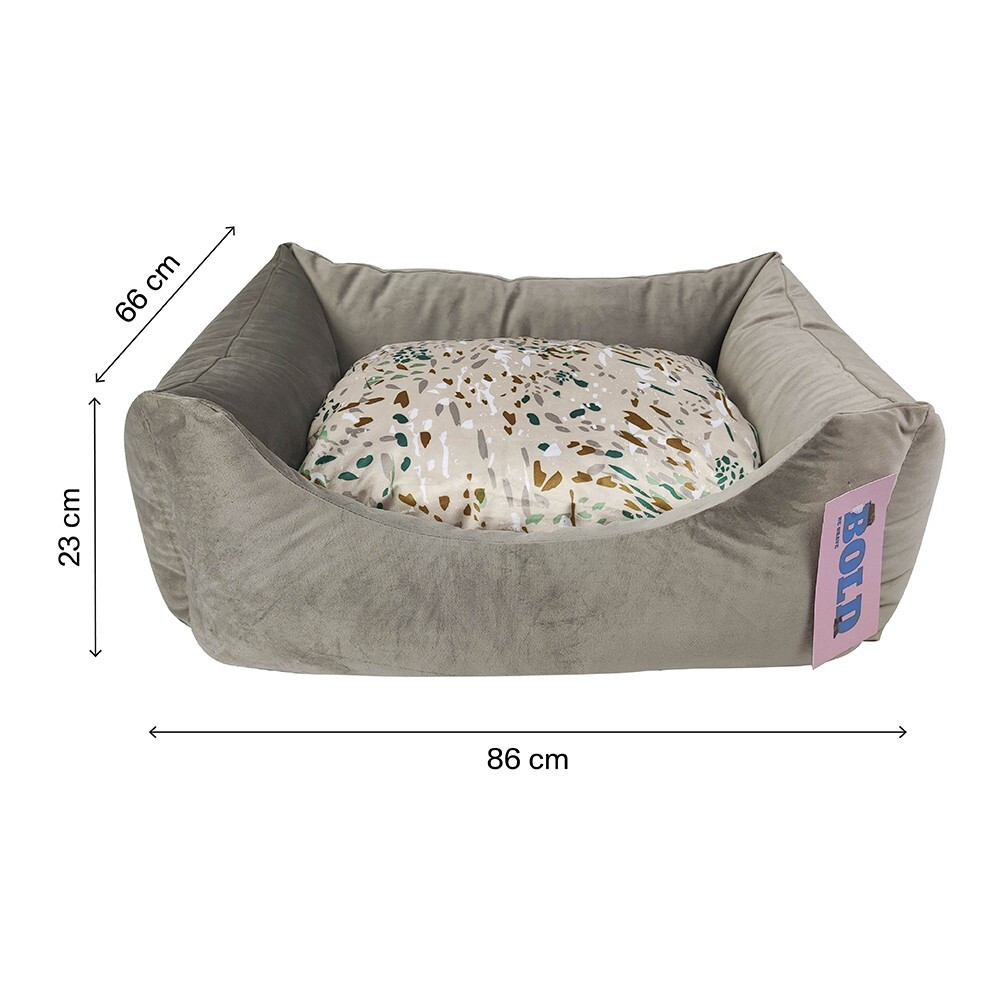 CAMA PARA PERROS BOLD GLOW GREEN SPECKLES 86X66X23CM CAMA PARA PERROS BOLD GLOW GREEN SPECKLES 86X66X23CM