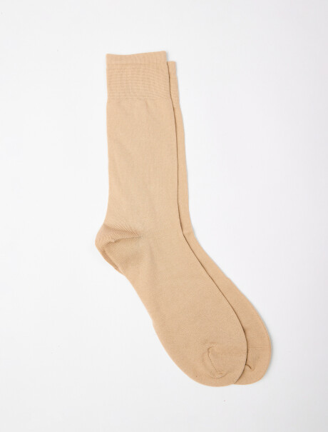 Media lisa vestir beige