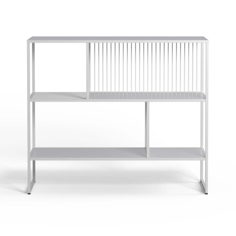 BIBLIOTECA METAL BLANCO OLIVIA
