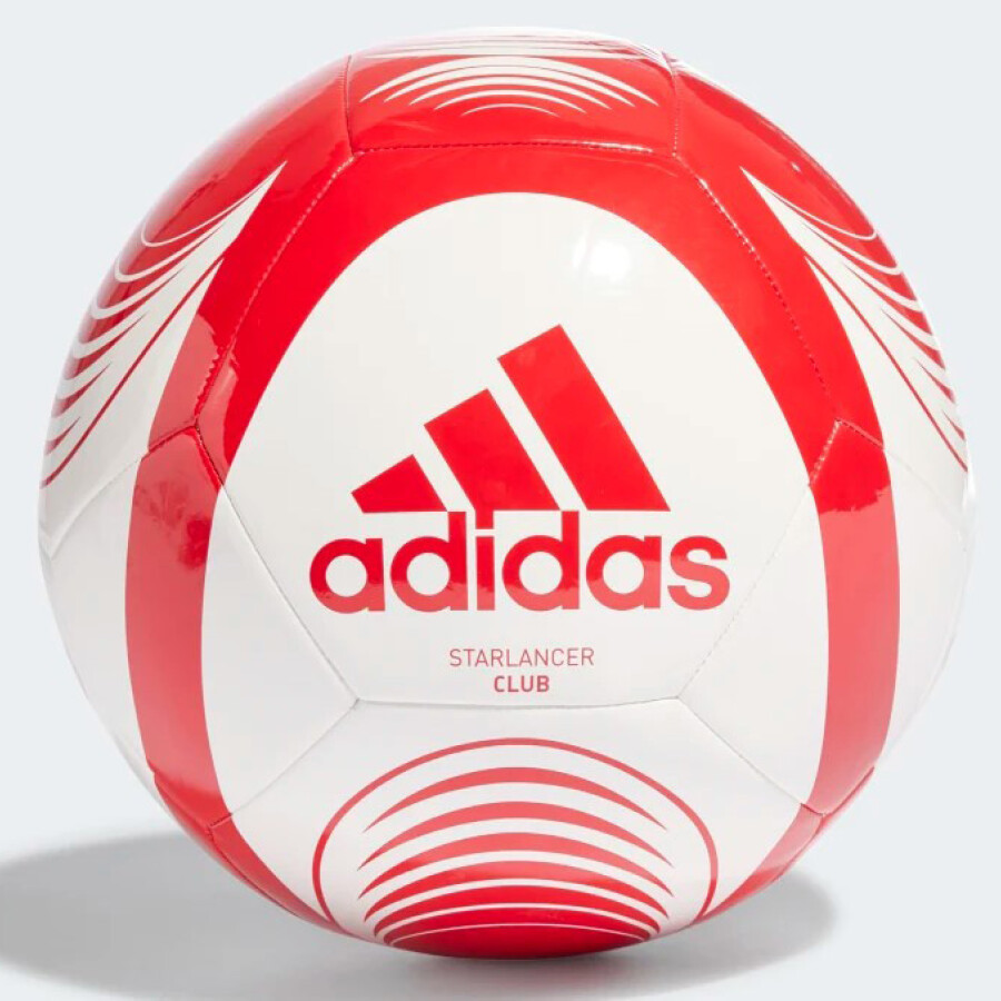 Pelota Adidas Star Lacer Club Blanco - Rojo