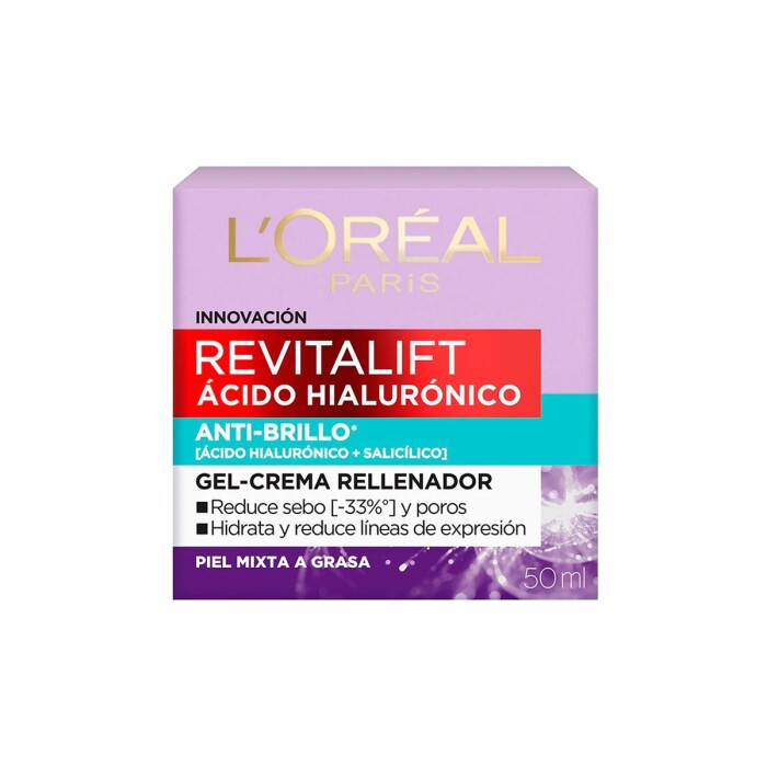 LOREAL REVITALIFT AC HIALUR GEL CREMA 50 única