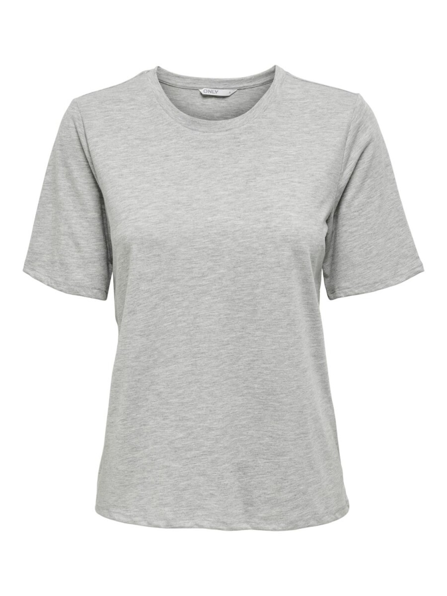 Polera New Básica Orgánica - Light Grey Melange 