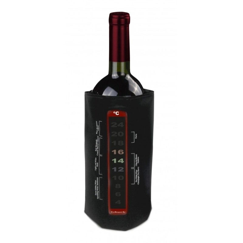 FUNDA ENFRIADORA CON TERMOMETRO VIN BOUQUET FUNDA ENFRIADORA CON TERMOMETRO VIN BOUQUET