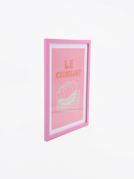 CUADRO LE CROISSANT ROSADO