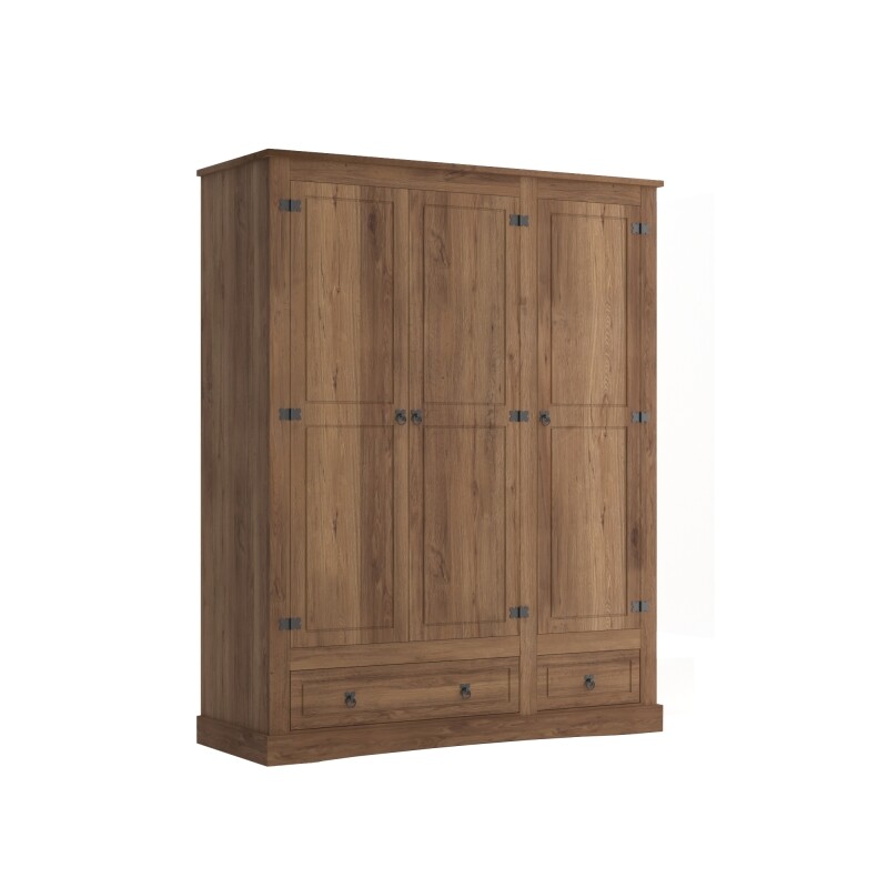 Ropero Mexicano 3 Puertas Nogal 100% Madera Ropero Mexicano 3 Puertas Nogal 100% Madera