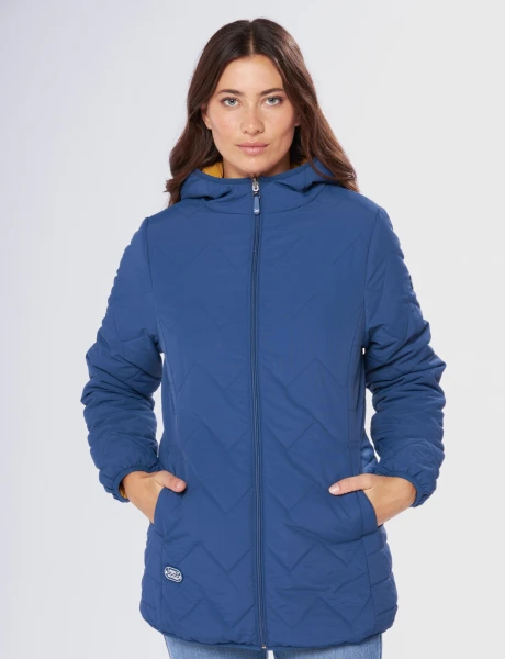 CAMPERA REVERSIBLE Azul