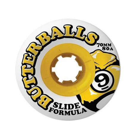 Ruedas Sector 9 Butterball White Slide Formula 70mm 80A Ruedas Sector 9 Butterball White Slide Formula 70mm 80A