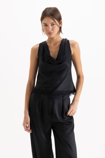 TOP ISABELLA Negro