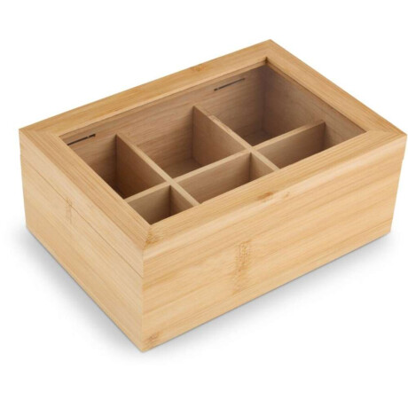 Caja de té MATHIAS W16xL23xH9cm natural Natural