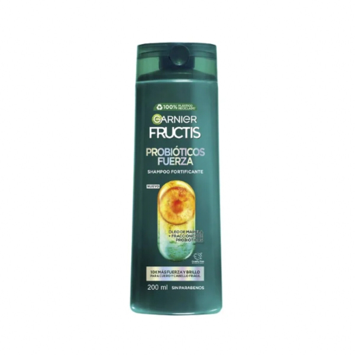 Garnier Fructis Probióticos Fuerza Shampoo 200 ml | Cabello Fuerte y Saludable
