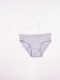 PANTY TEEN PACK X 2 GRIS MELANGE M