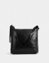Shopper Cartera Shopper De Cuerina - Negro