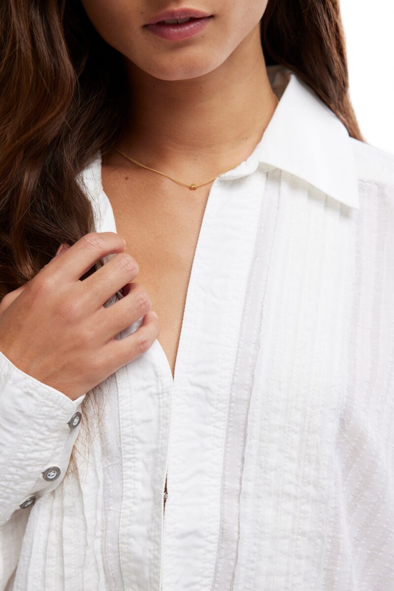 CAMISA TUXY VIBES Blanco