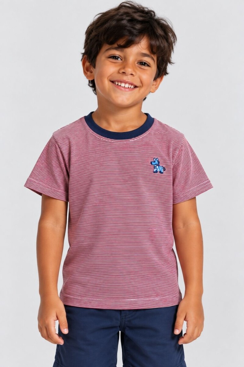 T-SHIRT COCOMIEL TN8830 M.C - ROJO 