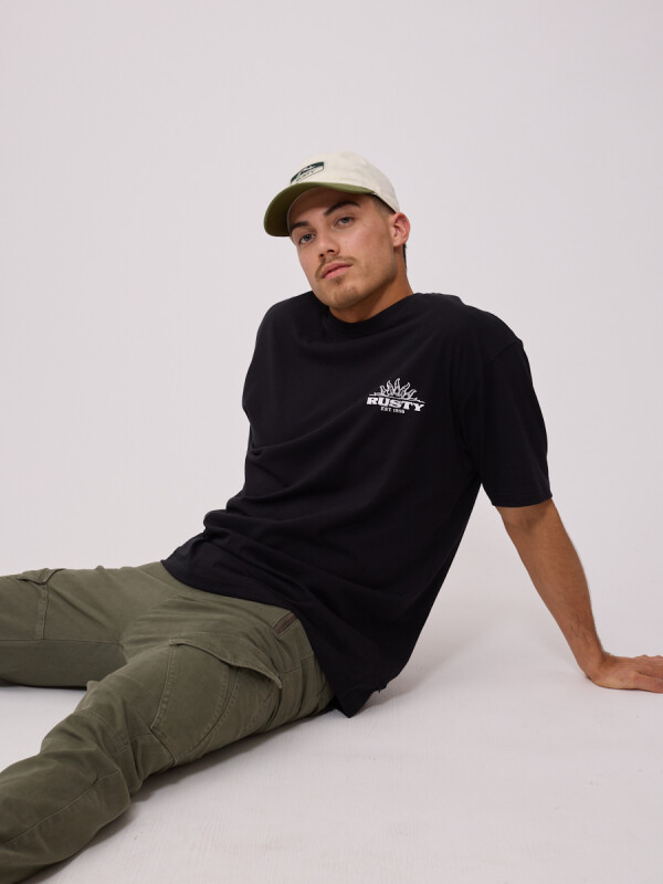 T-SHIRT LYSANDER RUSTY Negro