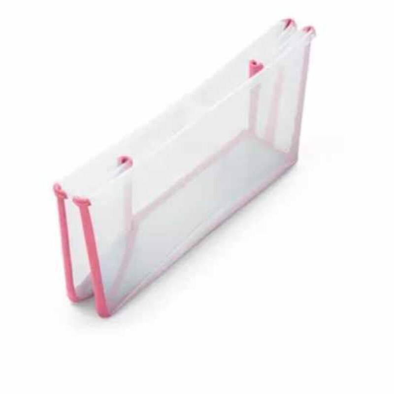 Bañito Plegable Flexi bath stokke transparente rosa