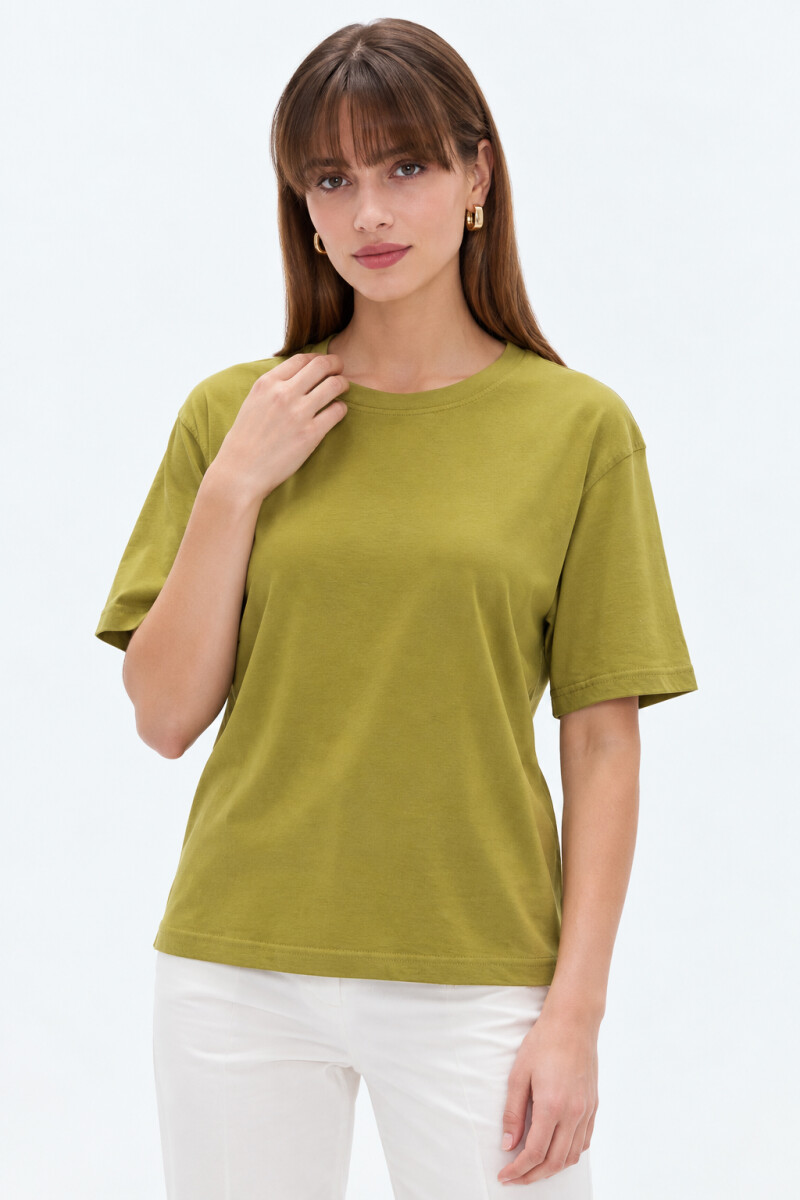 Remera Binaga - Verde Oliva Claro 