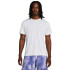 UA LAUNCH SHORTSLEEVE-GRN WHT-100