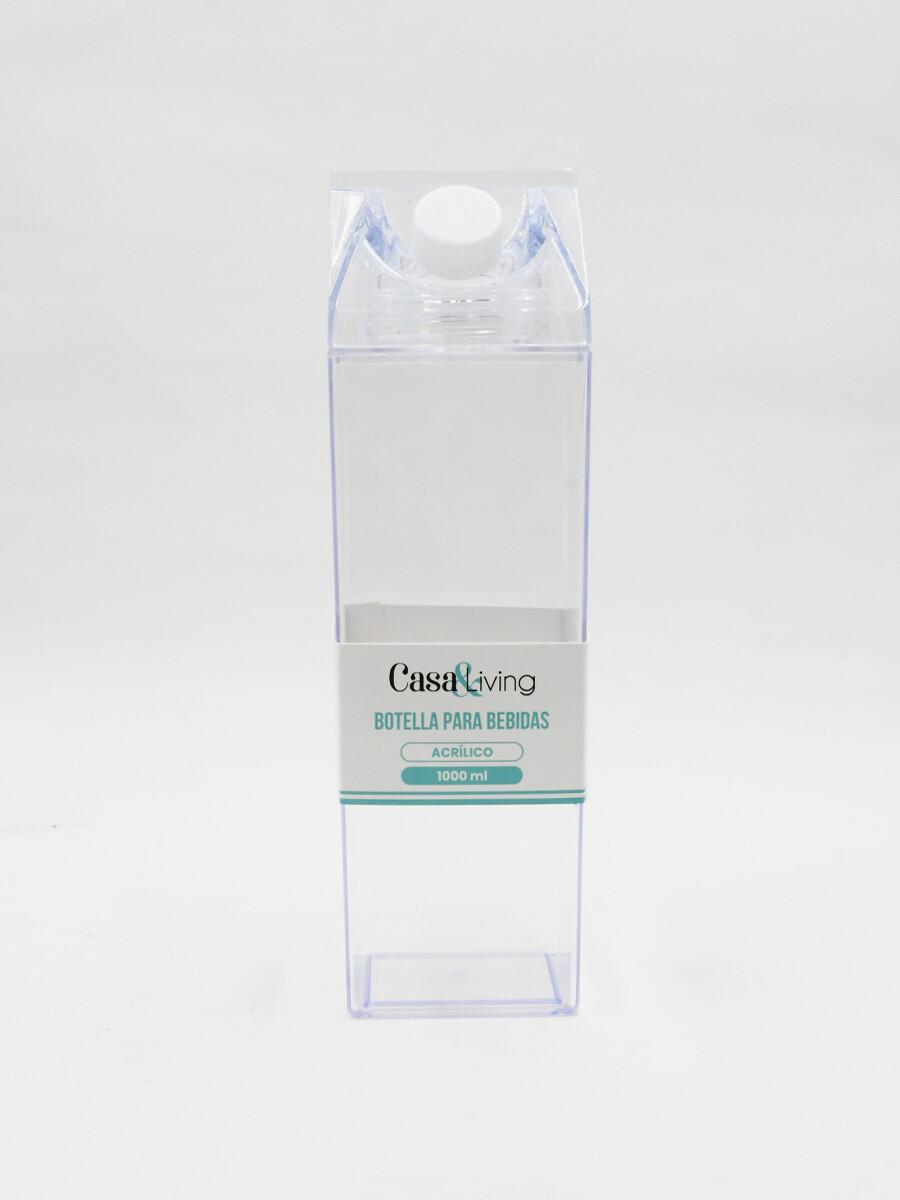 CAJA ACRILICO PARA BEBIDAS - TRANSPARENTE 