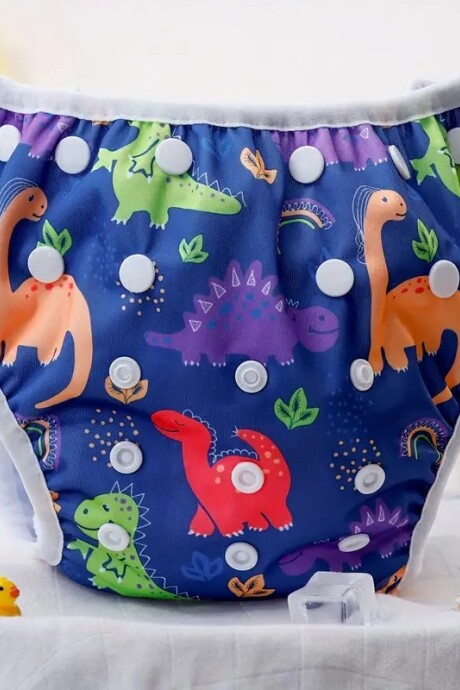 Pañal Malla Para Piscina Reutilizable Ecológico Dinos