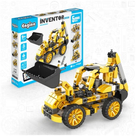 Inventor Mechanics - Excavadora - +5 modelos - IN40 - ENGINO 001