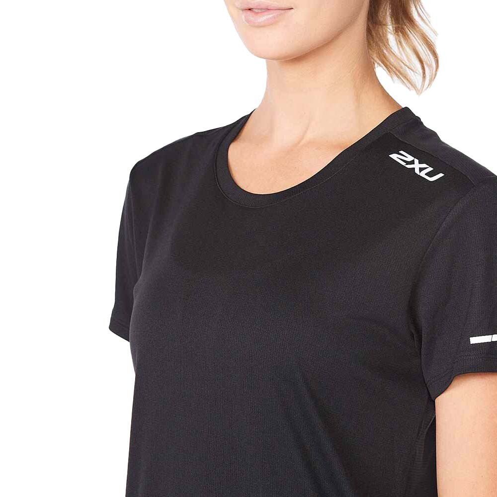Aero Tee - Mujer Black/silver Reflective