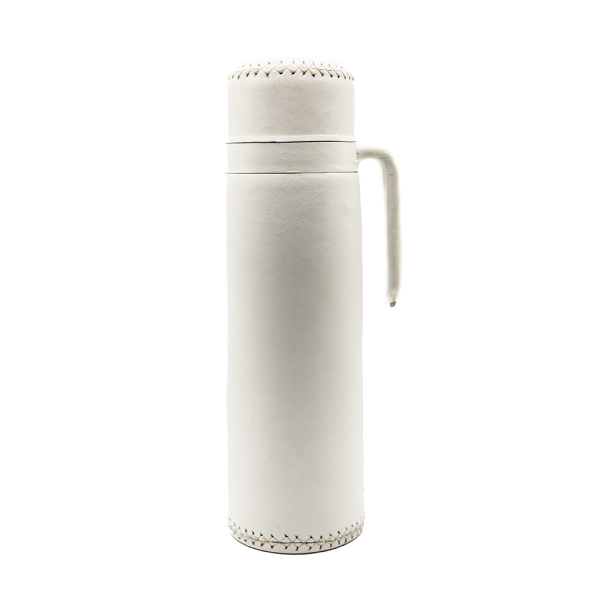 MATE CHARRUA TERMO FORRADO - BLANCO 