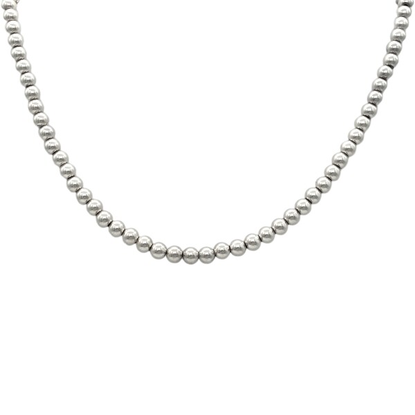 Cadena eslabón Bolas - Plata 925 - Sin Piedra - CD3270 sinpiedra