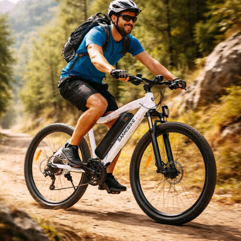 Bicicleta Eléctrica Samebike Sy26ii Rod26 500w BLANCO