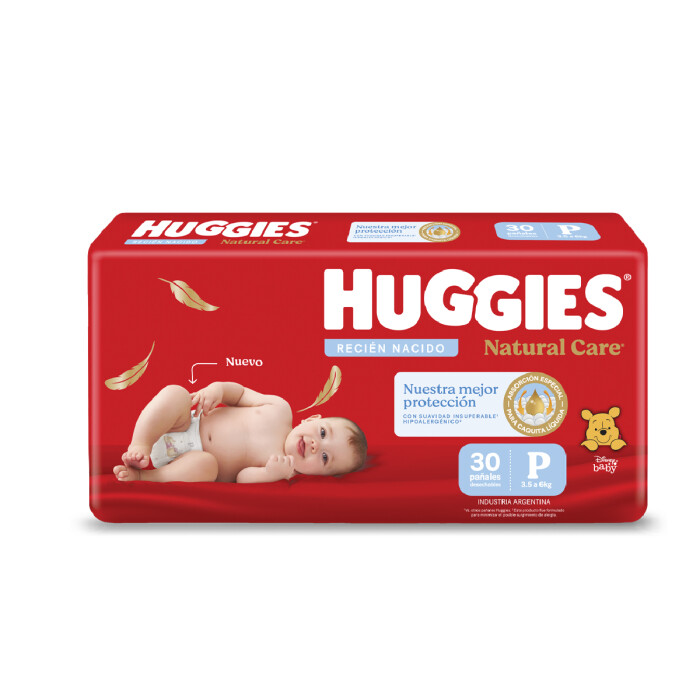HUGGIES NAT CARE MEGA P 30 UN única