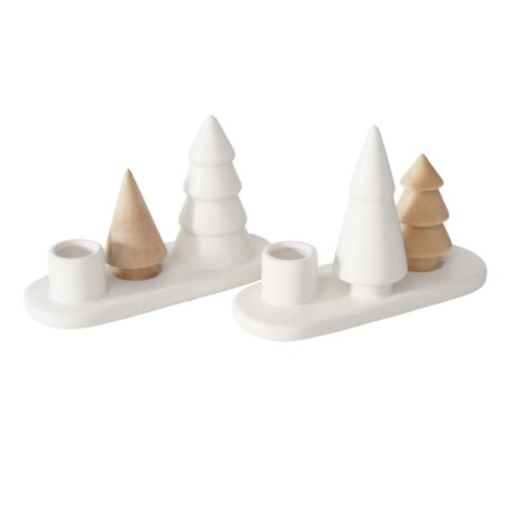 PORTAVELAS NAVIDAD NEVIA MATERIALES-MIXTOS MULTICOLOR 2049300