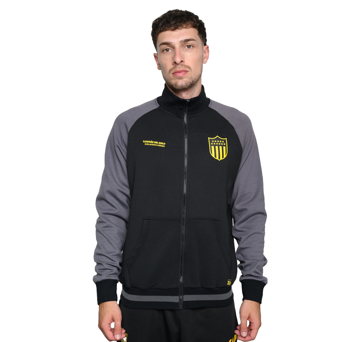 Campera Umbro PEÑAROL de Hombre - 4P100024 - Negro-gris 