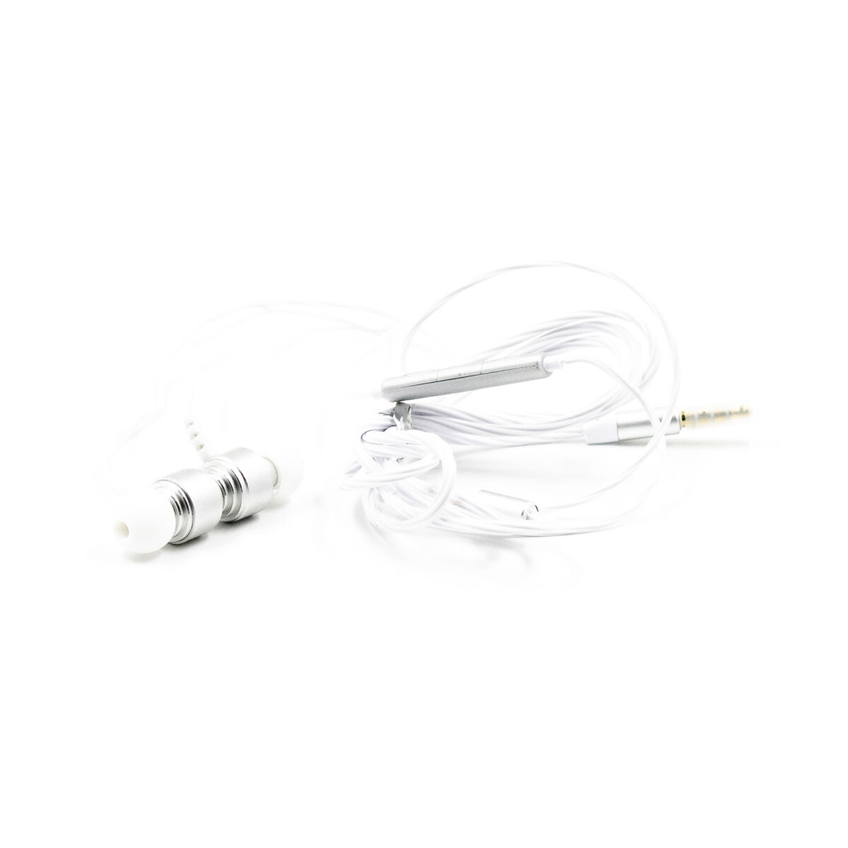AURICULARES CON CABLE IN EAR MF023 SILVER 