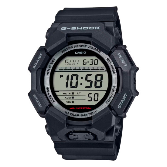 Reloj CASIO G-SHOCK GD010-1DR en Resina Negro Esfera 52mm 0