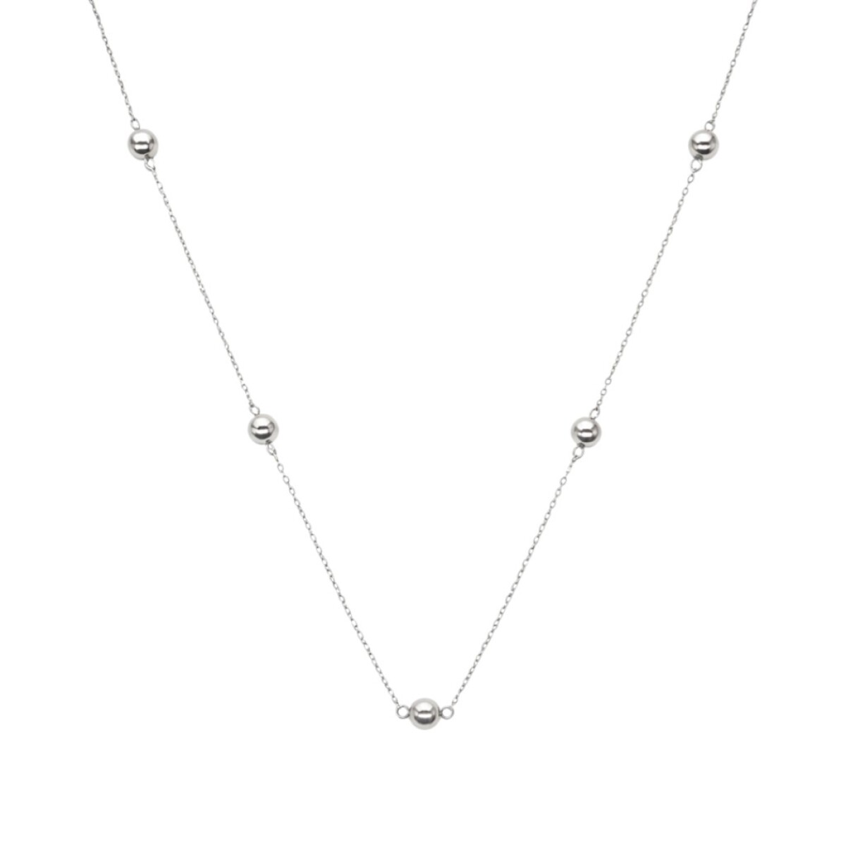 Cadena rolo/bolitas - Plata 925 - Sin Piedra - CD3541 - sinpiedra 