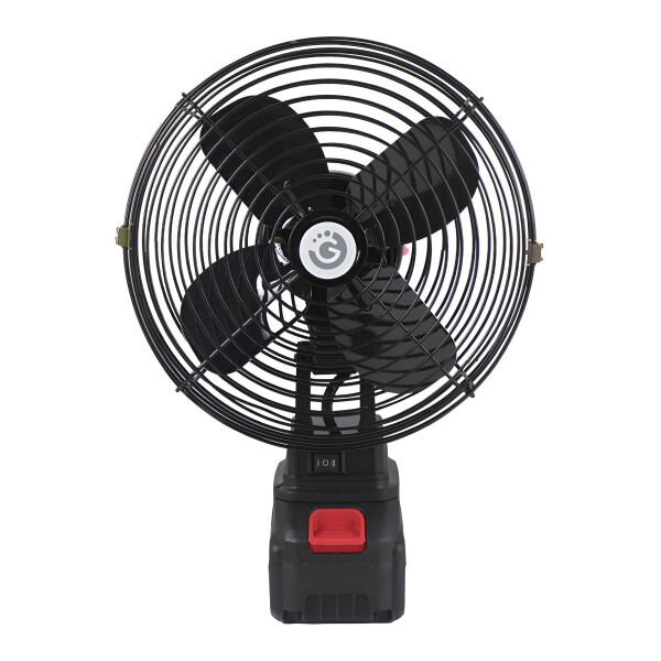 Ventilador Goldtech Portátil Recargable Inalámbrico X2 Bat Color Negro