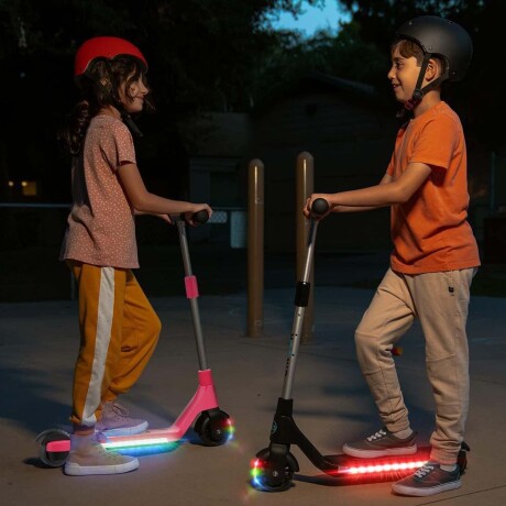 Patineta Monopatín Eléctrico Gyroor H30 con Luces para Niños Rosa