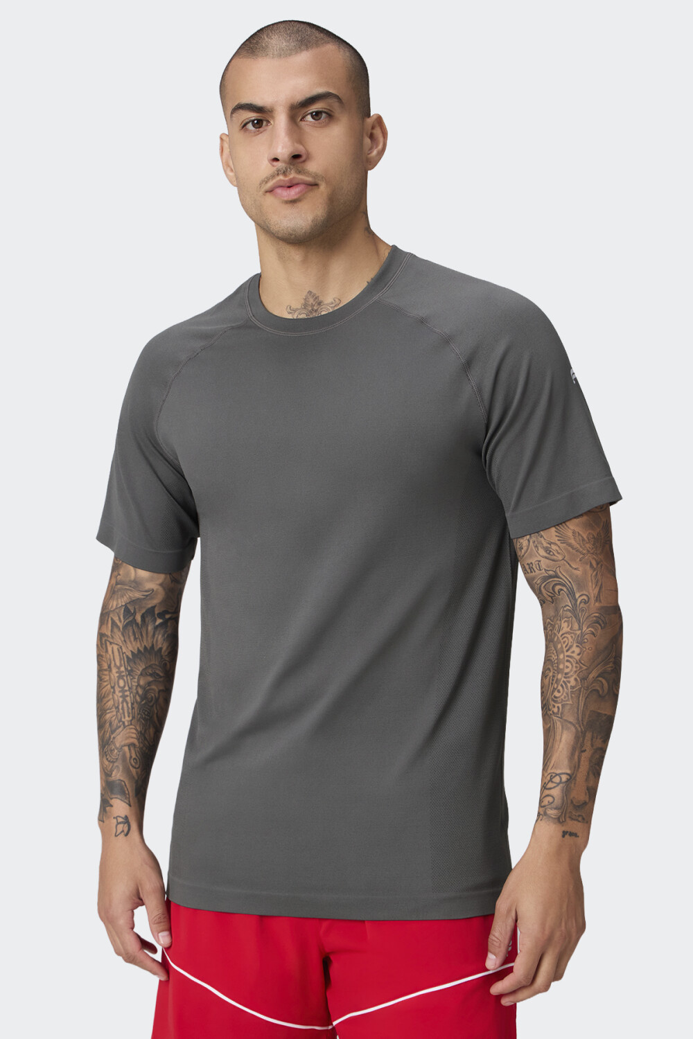Remera Fabletics The Training Day Gris