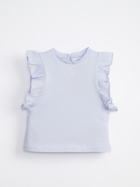 Musculosa volados Lila