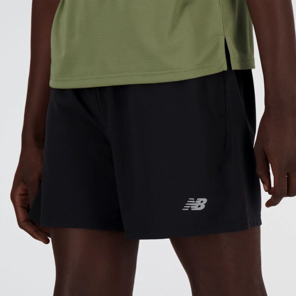 SHORT 5 INCH 2 EN 1 CALZA - NEW BALANCE NEGRO