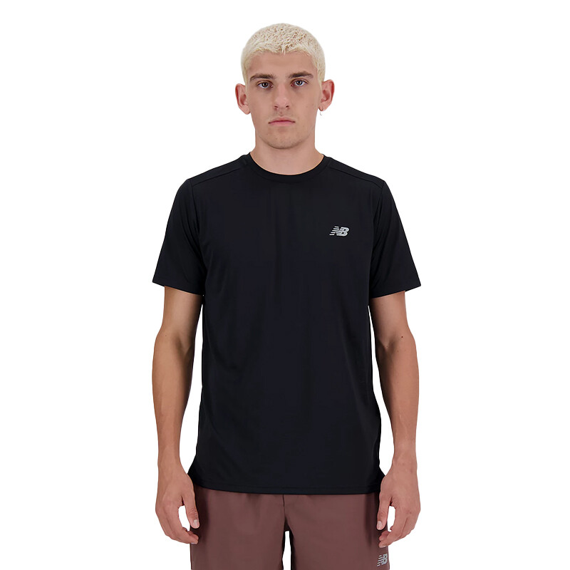 Remera New Balance Run Negro