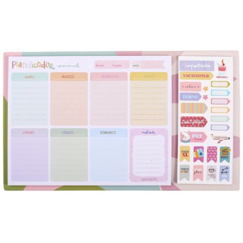 Planificador Ibi Craft semanal Planificador Ibi Craft Semanal