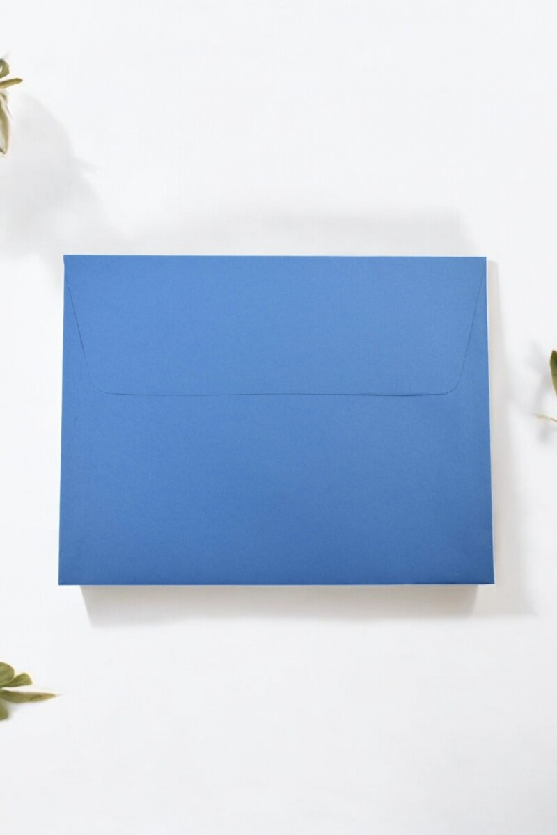 Sobre color 120 grs 14x18 cm. - AZUL 