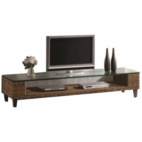Rack Mesa de Tv Lantana 202-18 Rattan y Madera Maciza Rack Mesa de Tv Lantana 202-18 Rattan y Madera Maciza