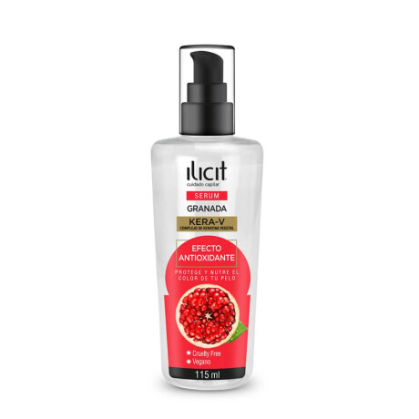 Serum Capilar Ilicit Granada Efecto Antioxidante 115 Ml