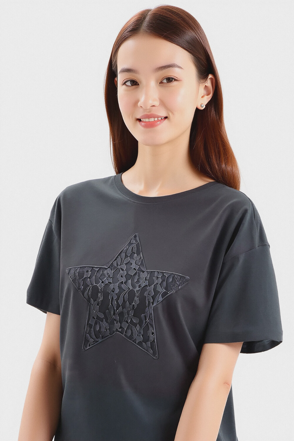 Remera Ives Gris Topo