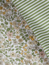 Juego funda nórdica JOSEFINE 155x220 verde Juego funda nórdica JOSEFINE 155x220 verde