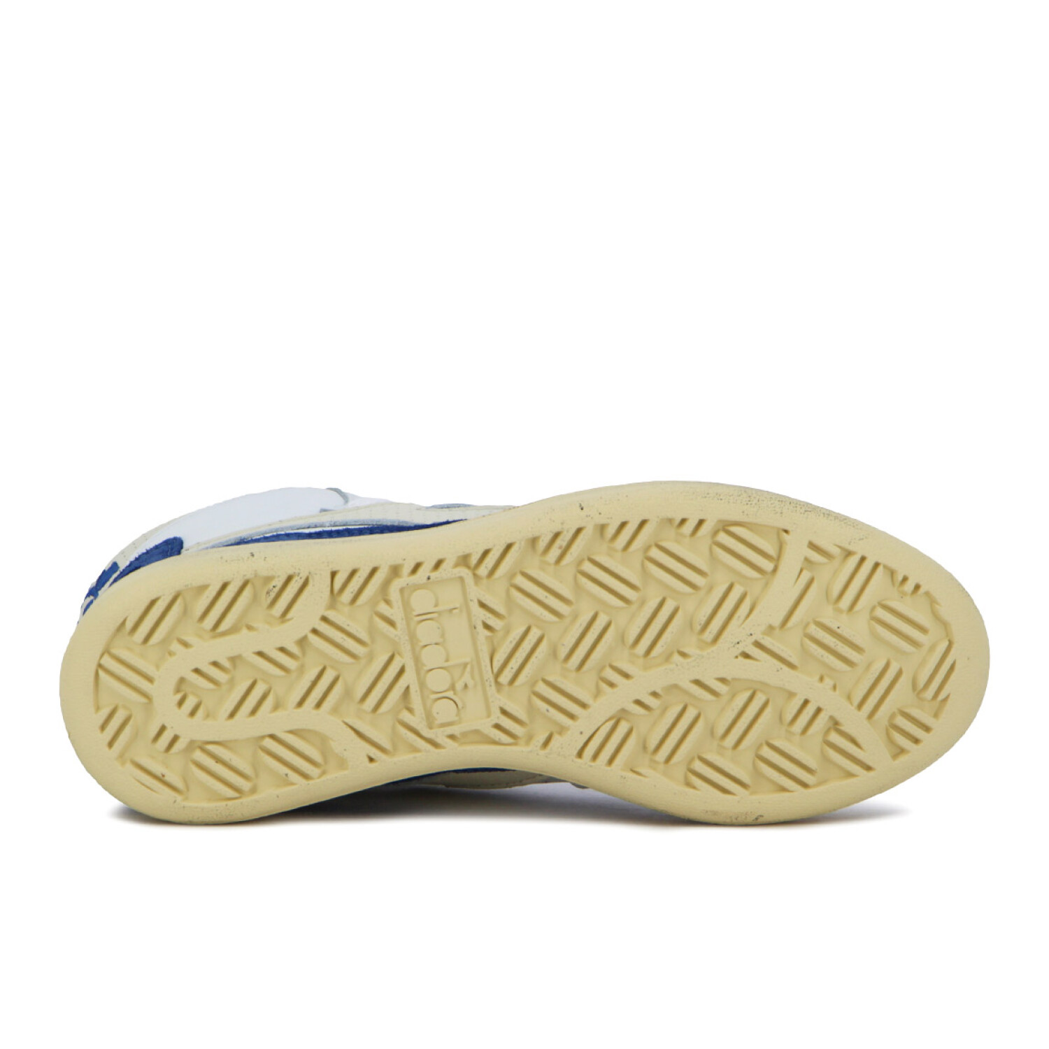 Botas Diadora Heritage MI Basket Unisex - Blanco-Azul — Macri Sport Center