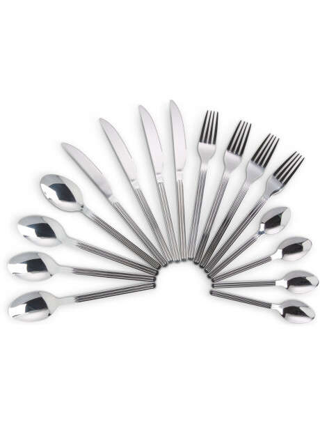 Set de cubiertos GREGERS acero 16 u./pack Set de cubiertos GREGERS acero 16 u./pack