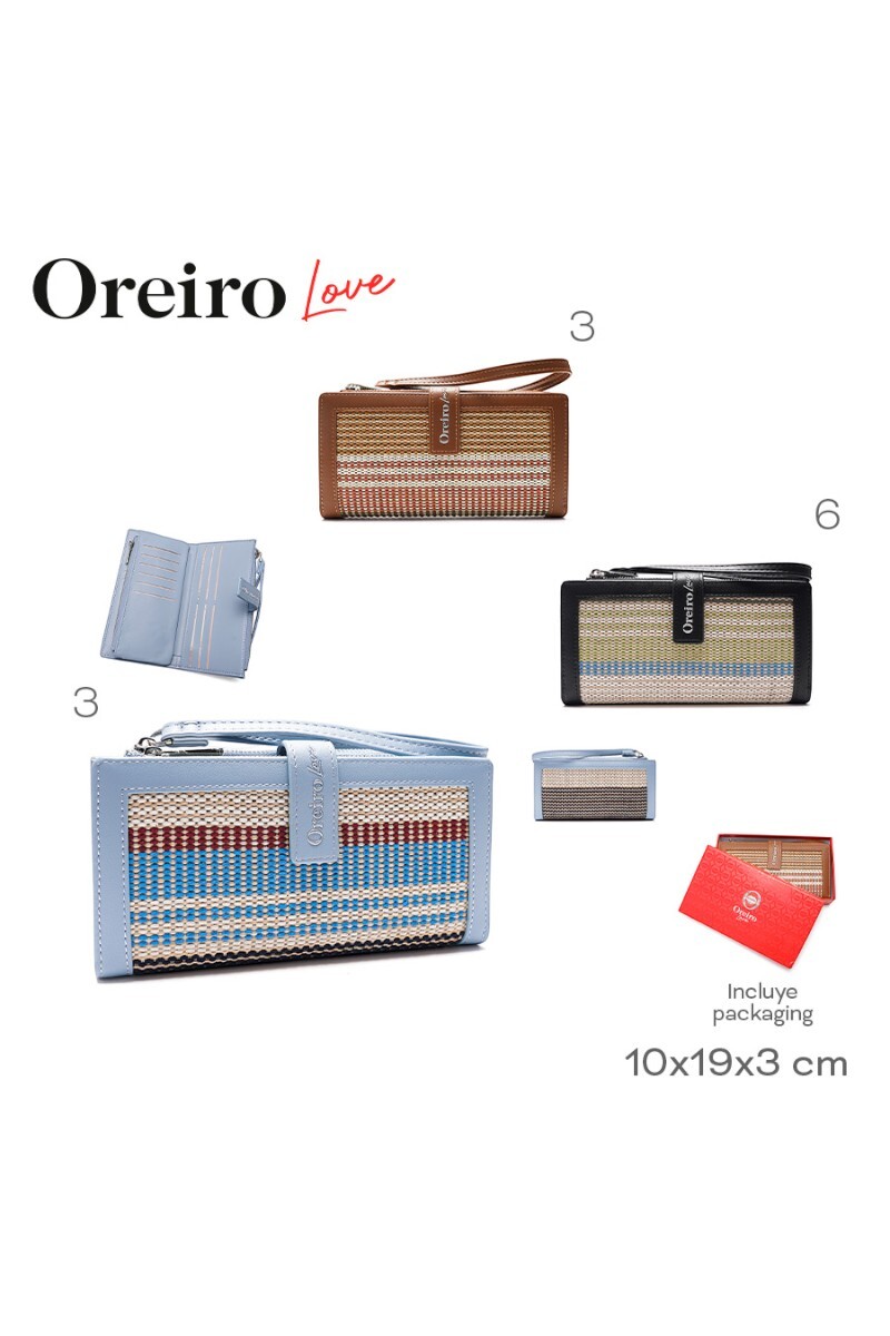 Billetera Oreiro Marron